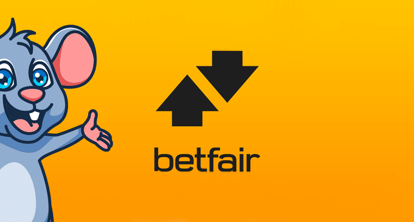 Betfair logo with GadgetMouse mascot
