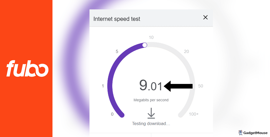 Check your internet speed