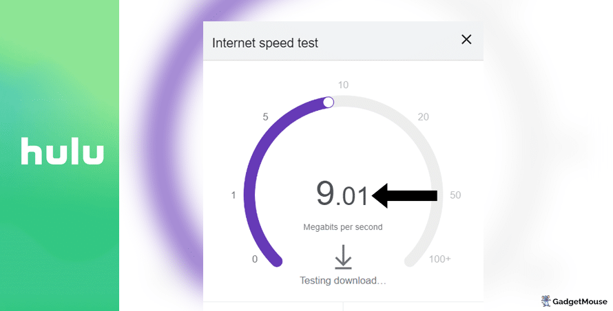 Hulu speed test