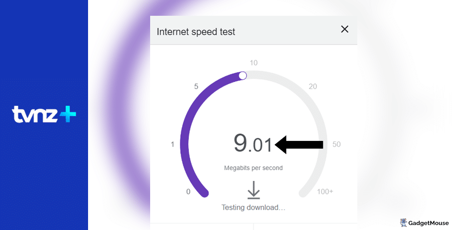 Run an internet speed test to see if a poor connection is affecting TVNZ