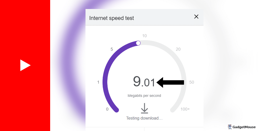 Run an internet speed test to see if a poor connection is affecting YouTube TV