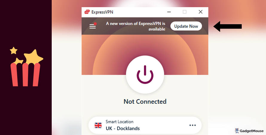 Update VPN to use Popcornflix