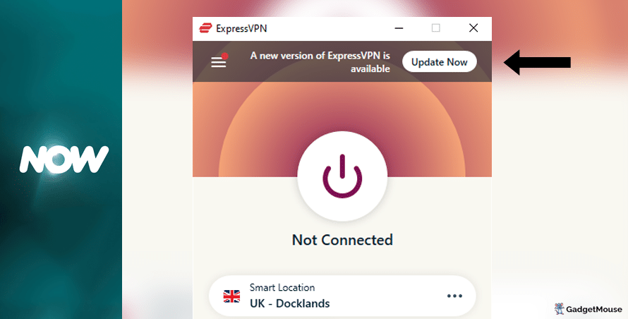 Update VPN to use NOW TV