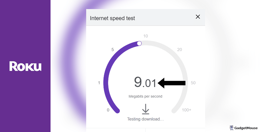 Roku internet speed