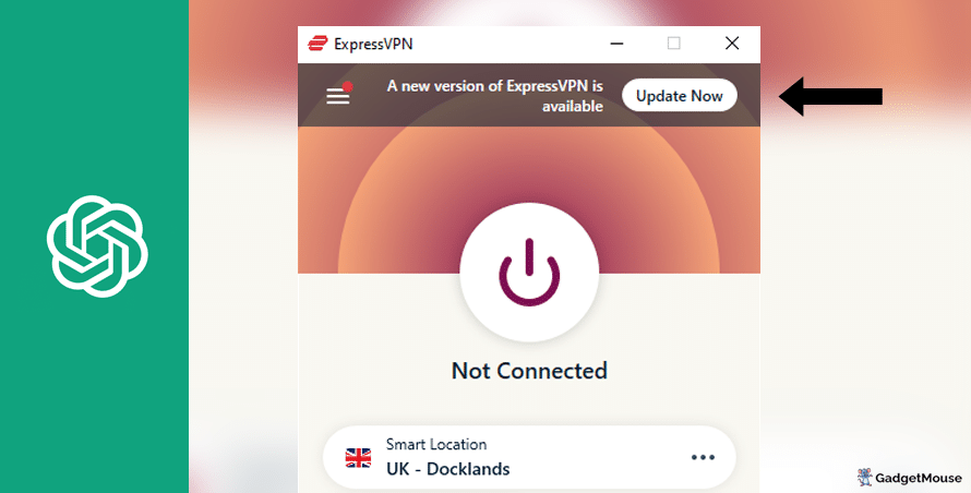 Update VPN for ChatGPT access