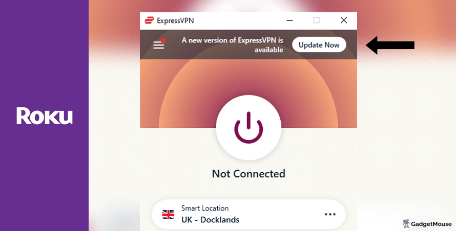 Update VPN to use Roku