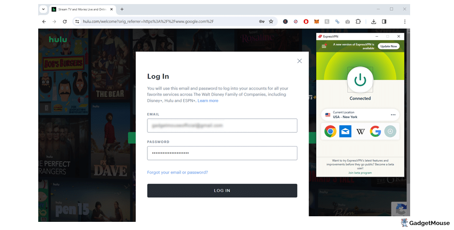 Using Hulu with a VPN