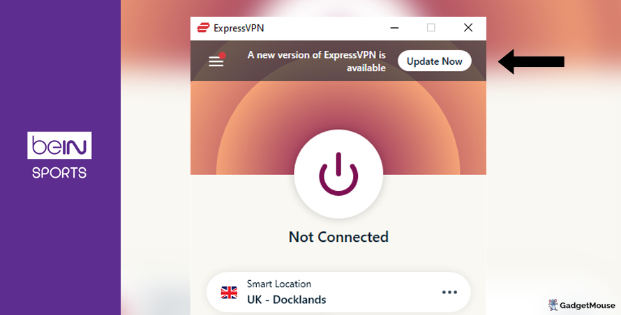 beIN SPORTS - update VPN